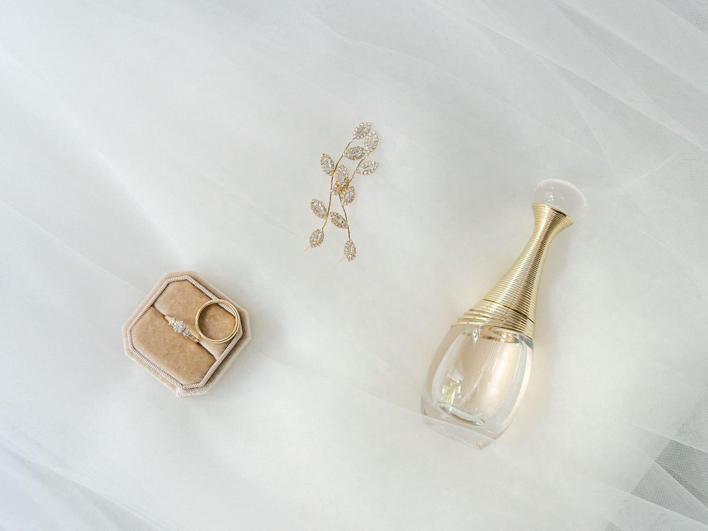Flatlay Hochzeit Getting Ready