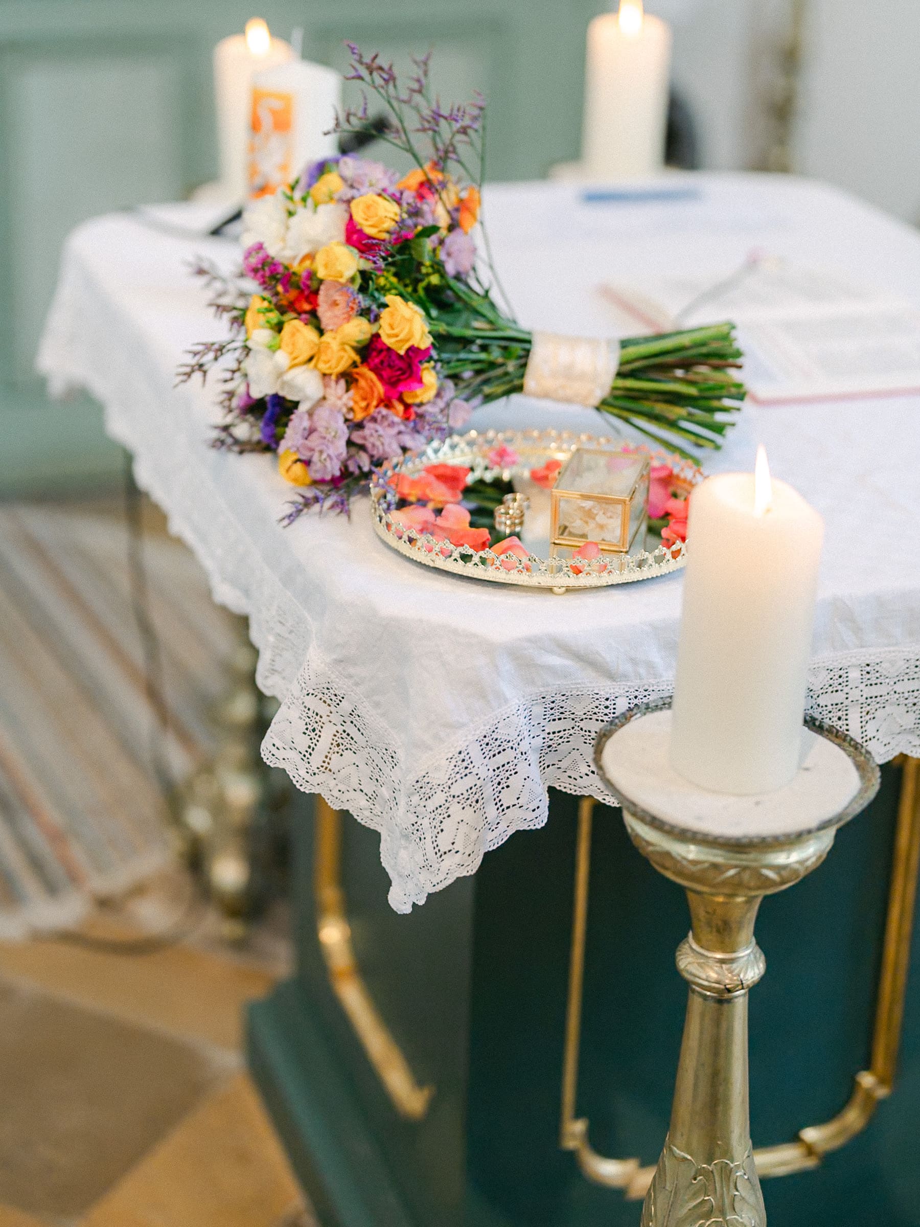 Hochzeit Kirche Schmuck