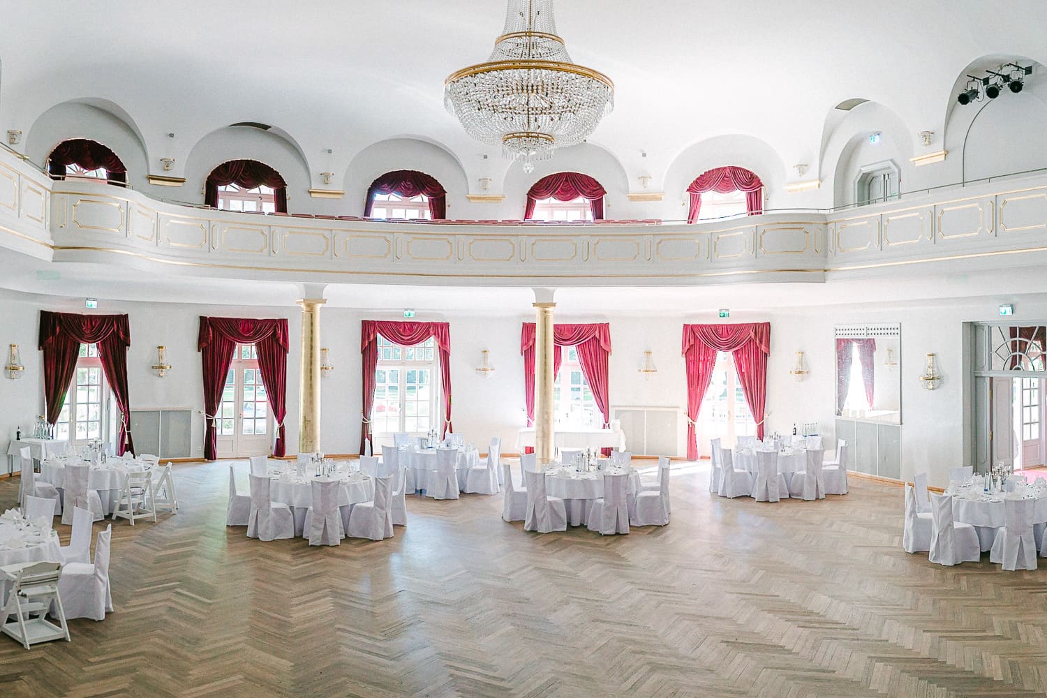 Kurhaus Bad Tölz Festsaal geschmückt