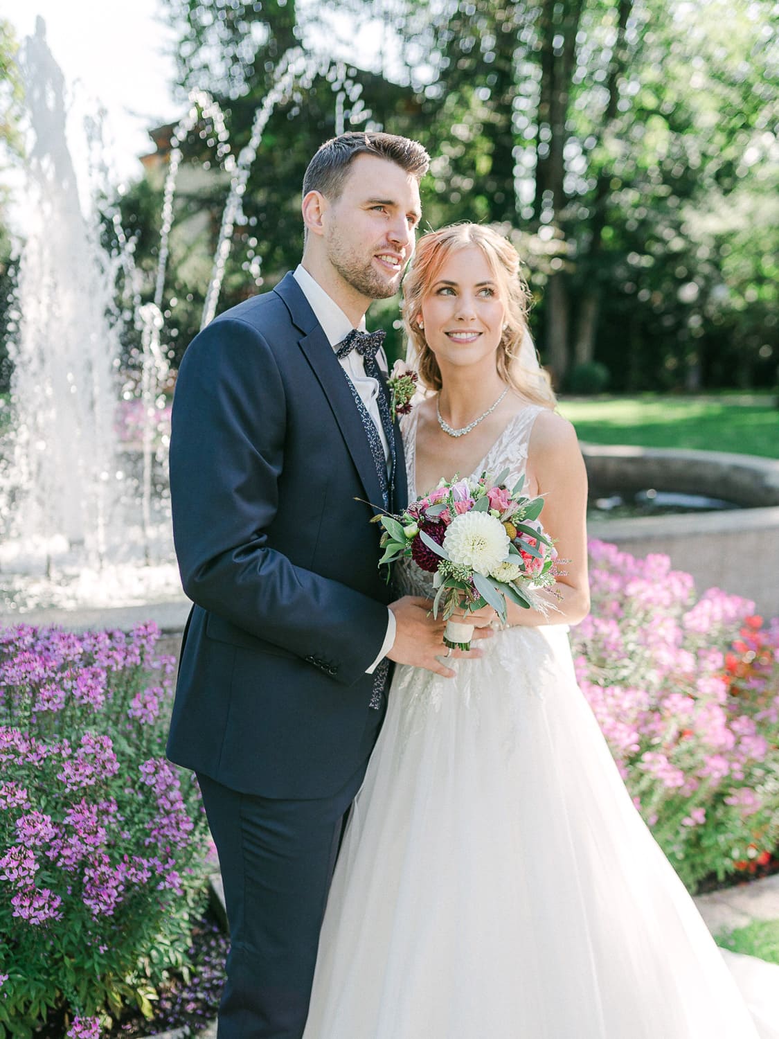 Hochzeitsshooting natürlich im Park